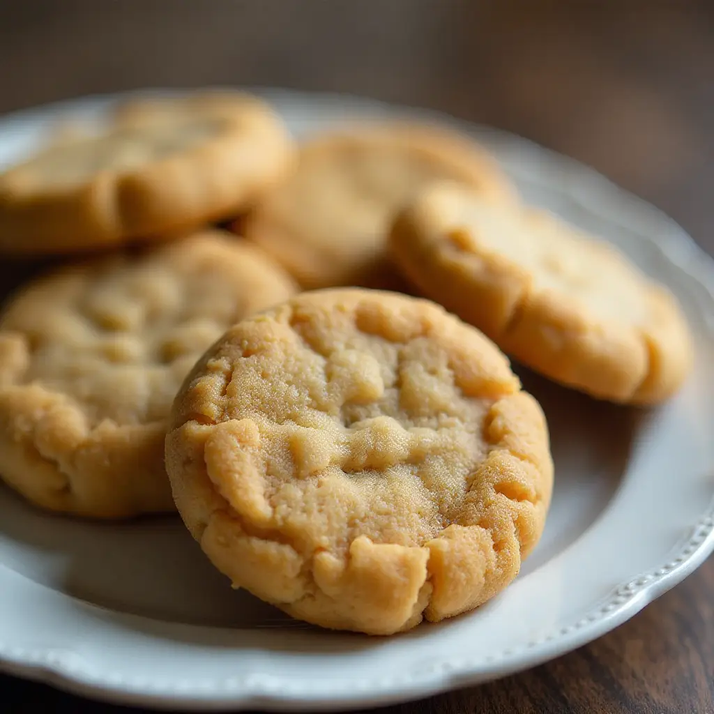 Peanut Butter Shortbread Cookies