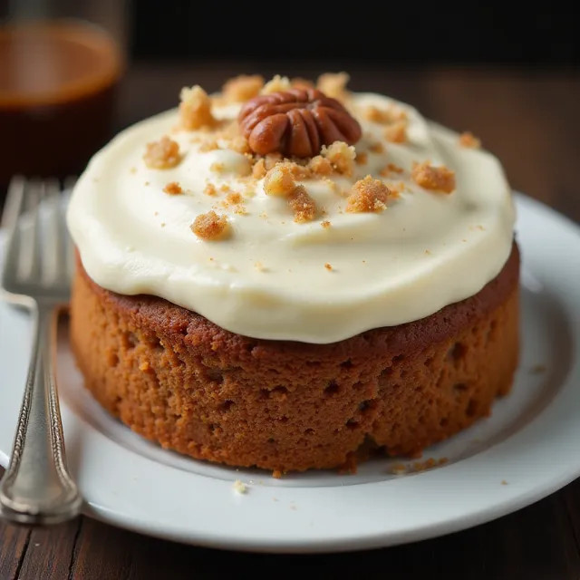 Carrot Cake with Chai-Flavored Cream Cheese Frosting