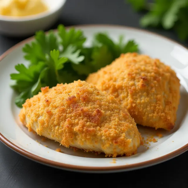 Quick Crispy Parmesan Chicken Breasts