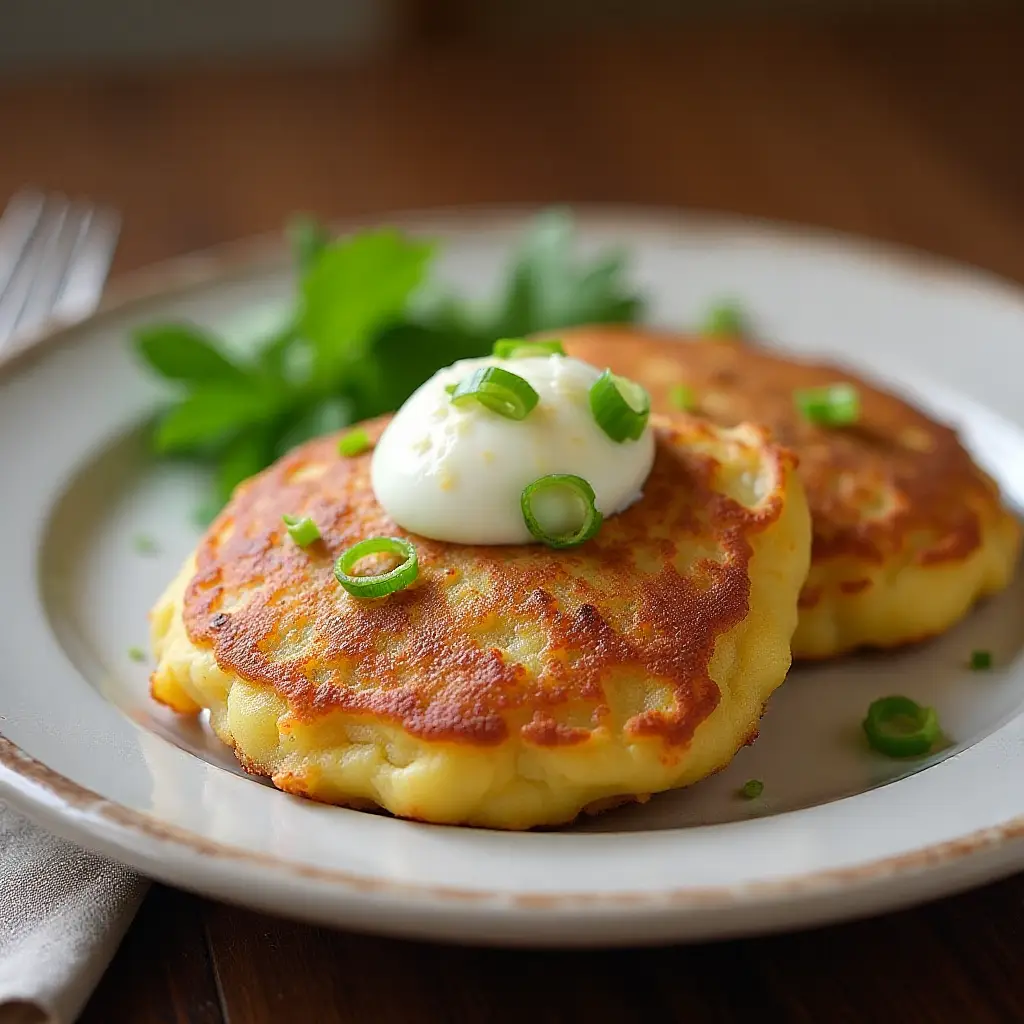 Corned Beef Potato Pancakes