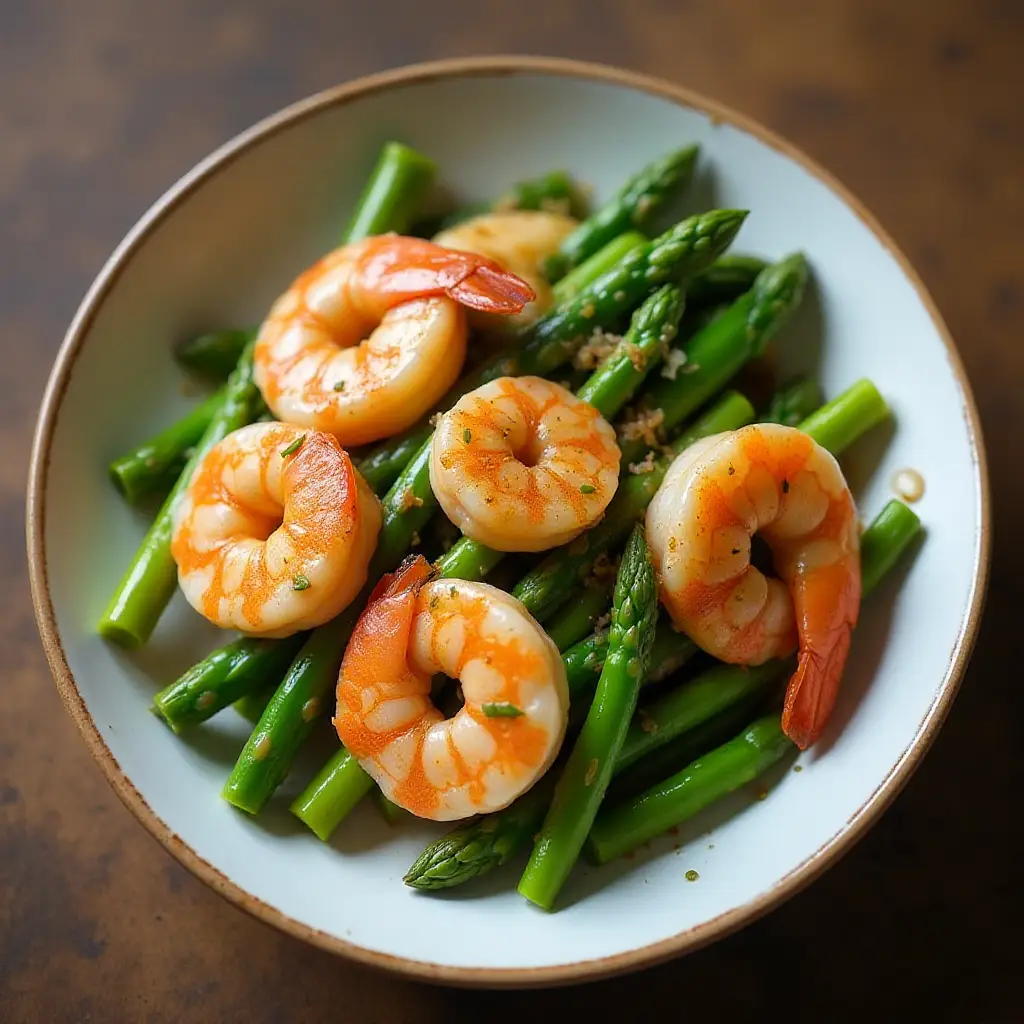Jumbo Shrimp and Asparagus