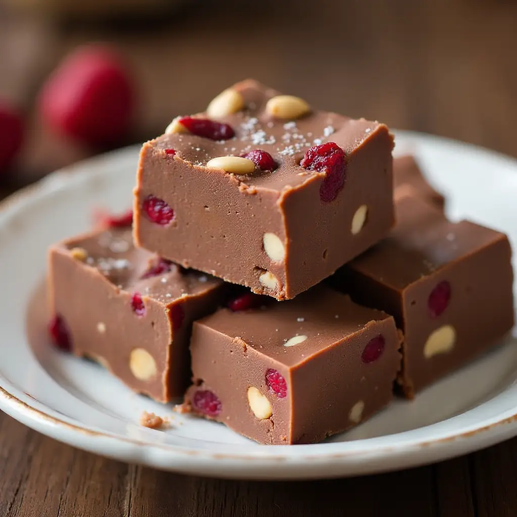Perfect Cranberry Cashew Fudge