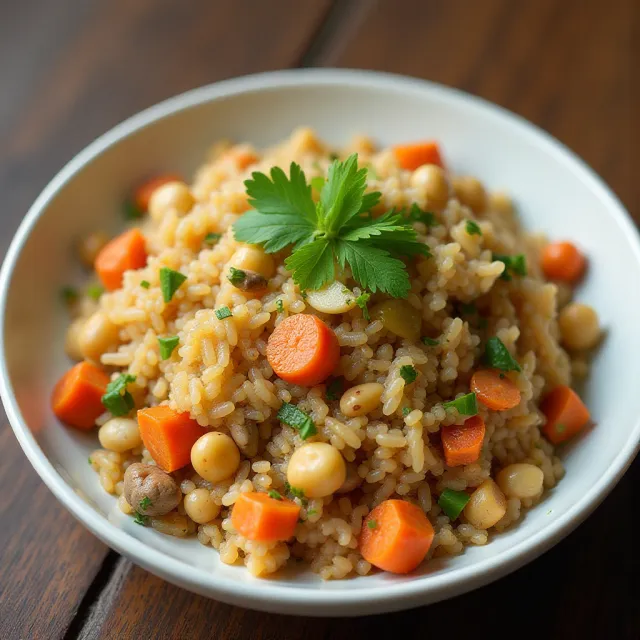 Home-Style Brown Rice Pilaf