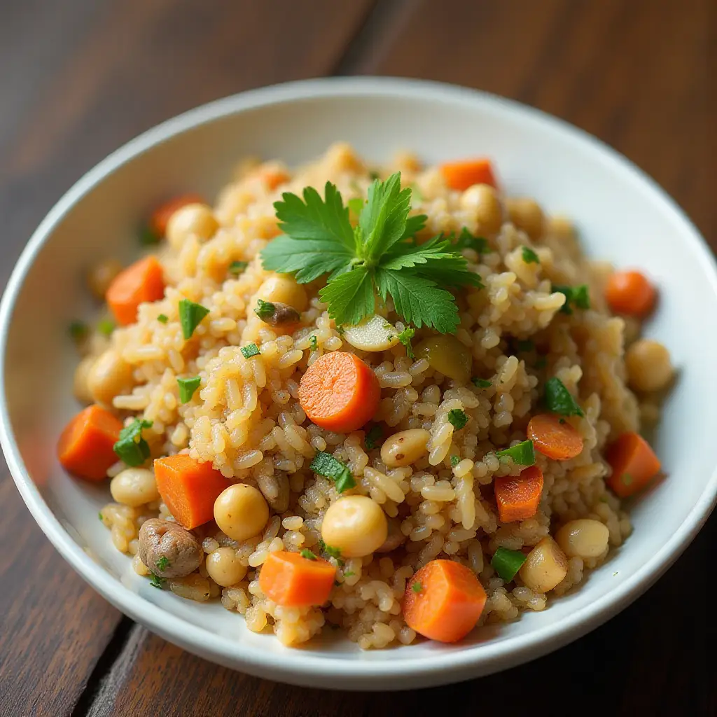 Home-Style Brown Rice Pilaf