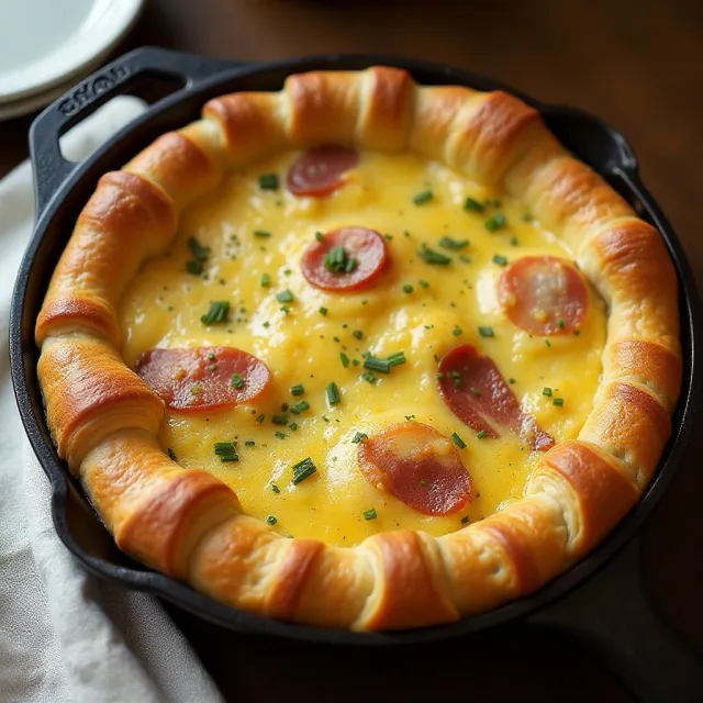 Croissant Breakfast Pie