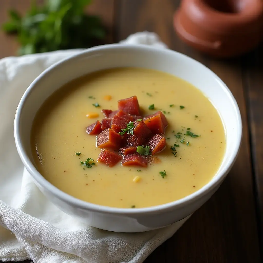 Instant Pot Potato and Bacon Soup