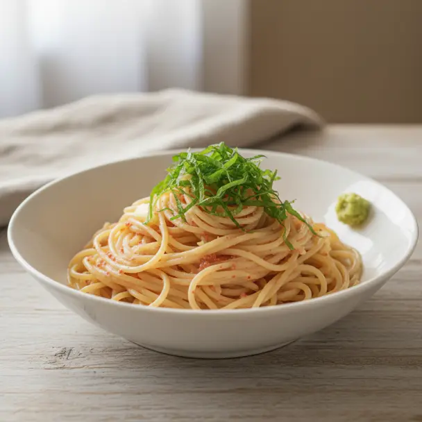 たらわさパスタ