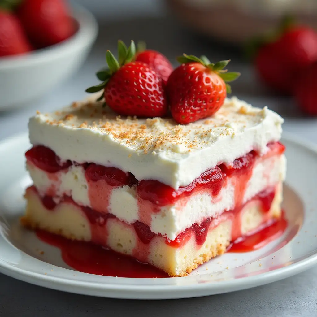 Strawberry Tiramisu Without Eggs