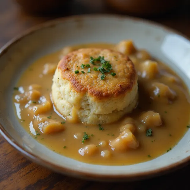 Old-Time Kentucky Bacon Milk Gravy for Biscuits