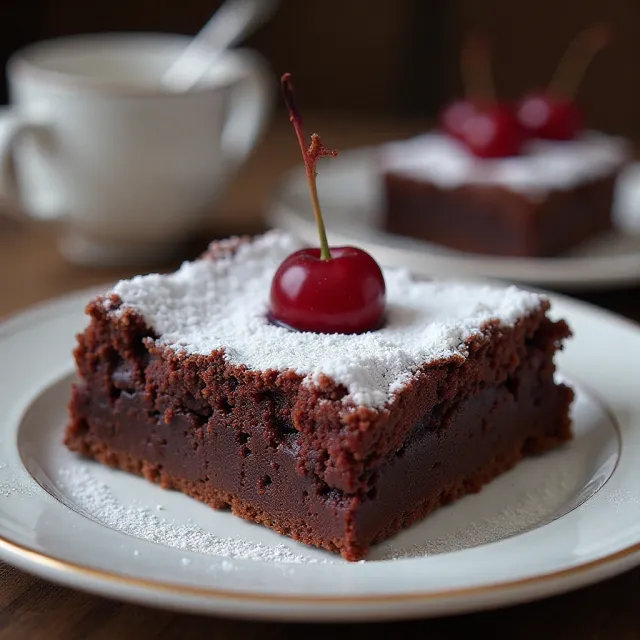 Fudgy Black Forest Bars