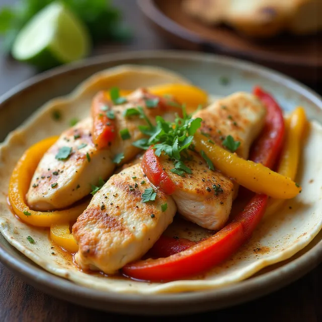 Grilled Chicken Fajitas