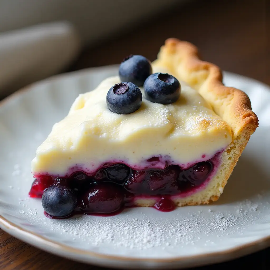 Blueberry Cream Pie