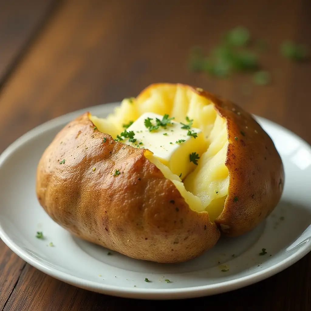 Easy Air Fryer Baked Potatoes