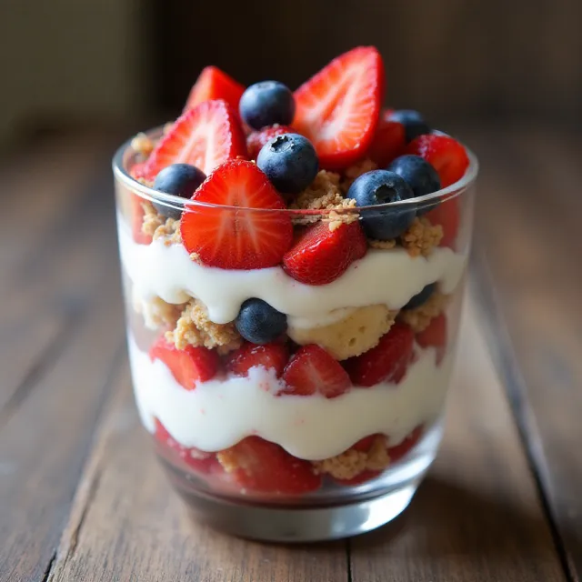 Summer Berry Parfait with Yogurt and Granola