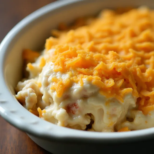 Crunchy Chicken Casserole with Mayo