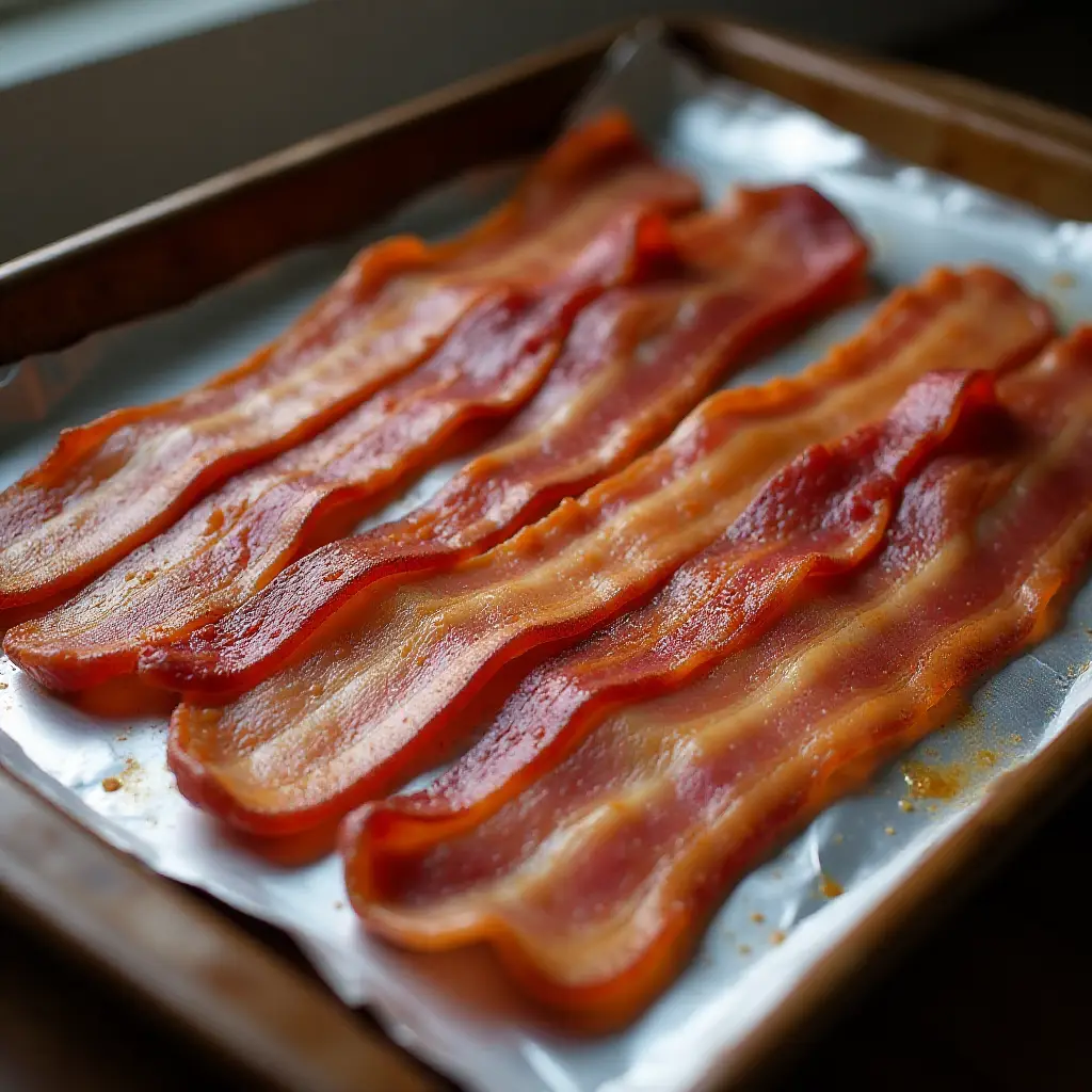 Thick-Cut Bacon in the Oven
