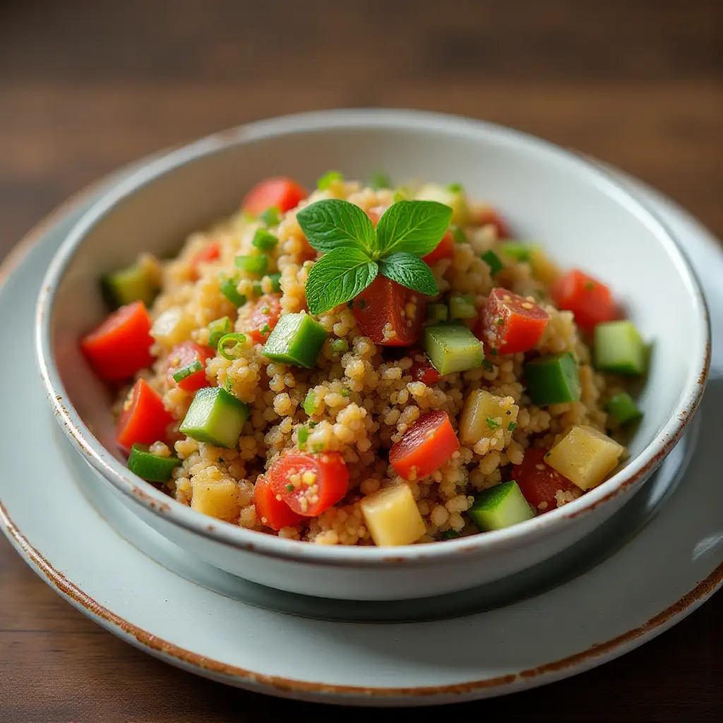 Veggie Bulgur Salad (Kisir)