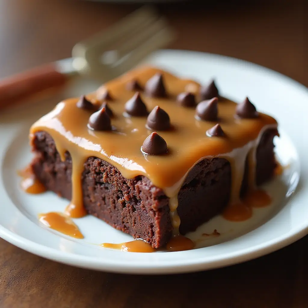 Chocolate Caramel Brownies