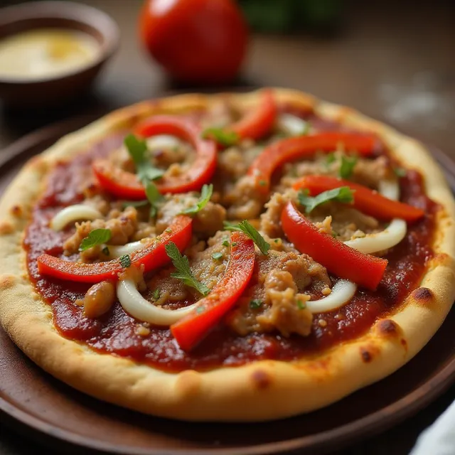 BBQ Pulled Pork Pizza
