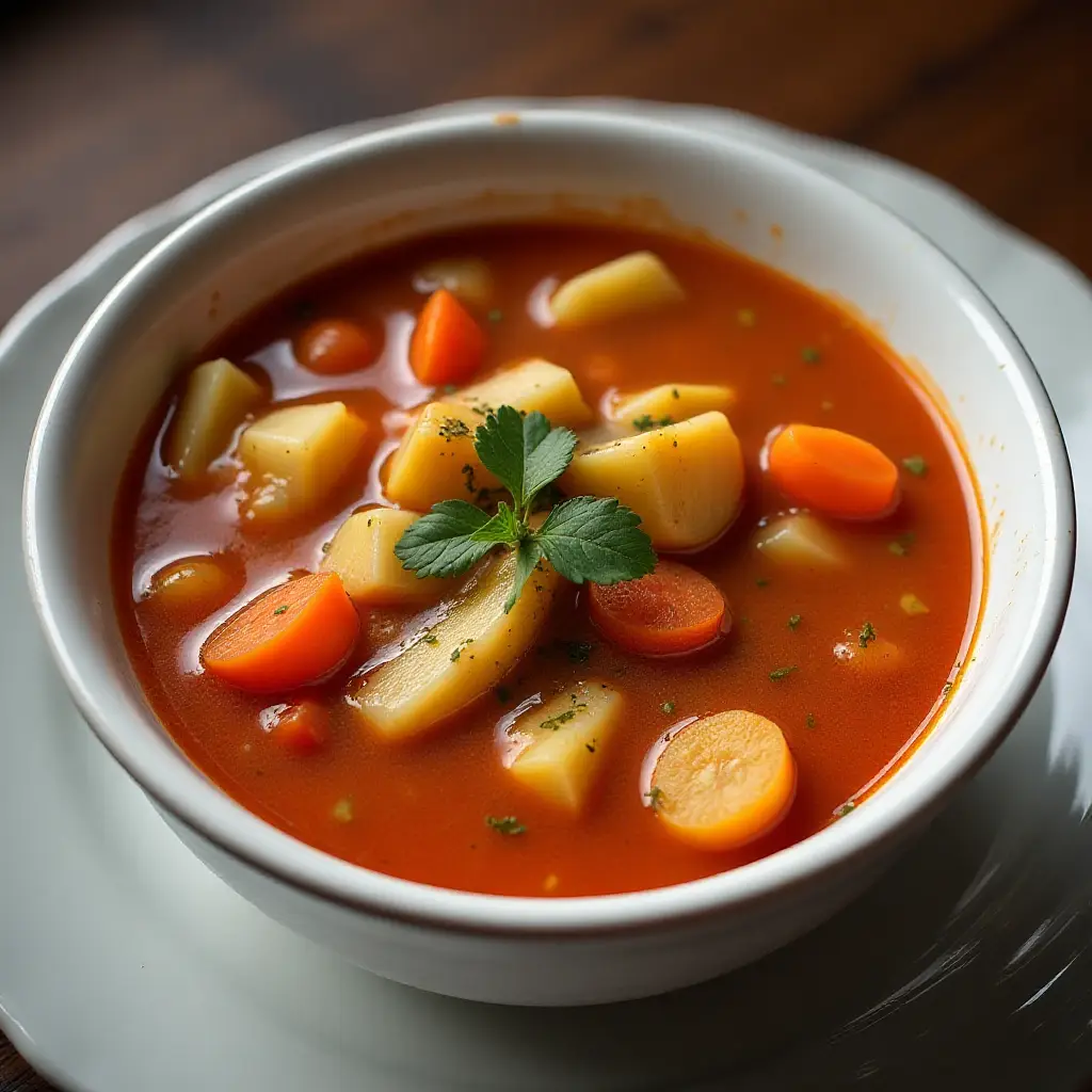 Manhattan-Style Clam Chowder
