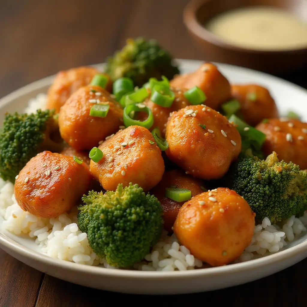 Sheet Pan General Tso's Chicken and Broccoli