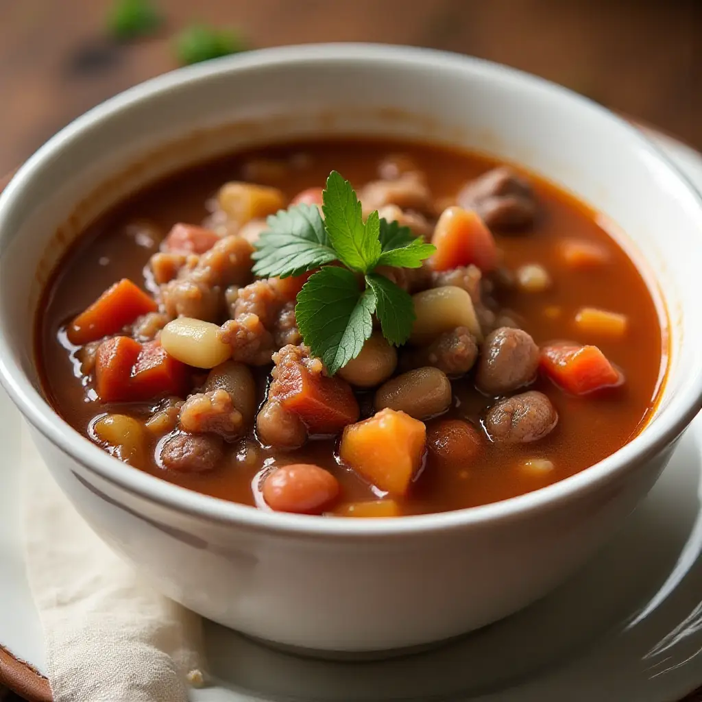 Hamburger Stew with Cabbage