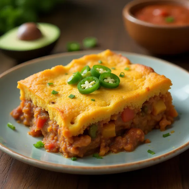 Picadillo Cornbread Casserole