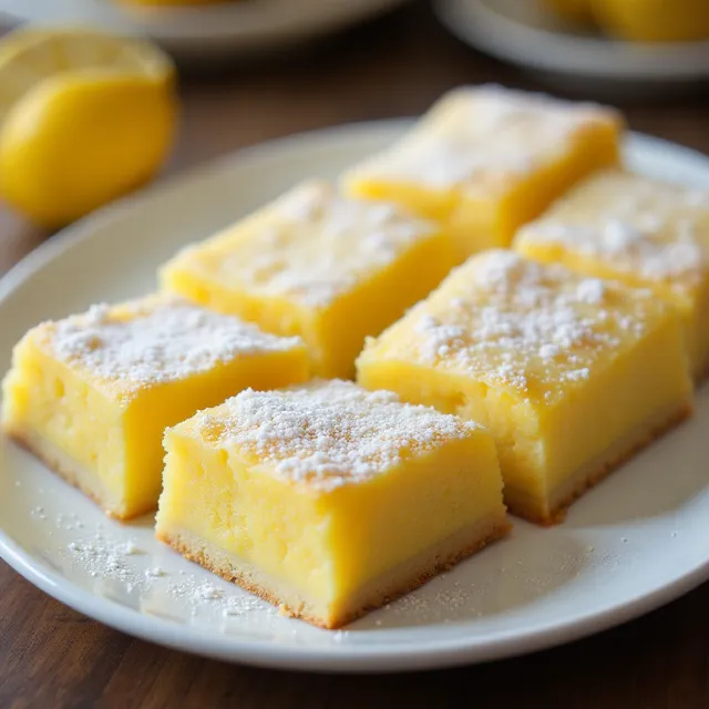 Luscious Lemon Triangles