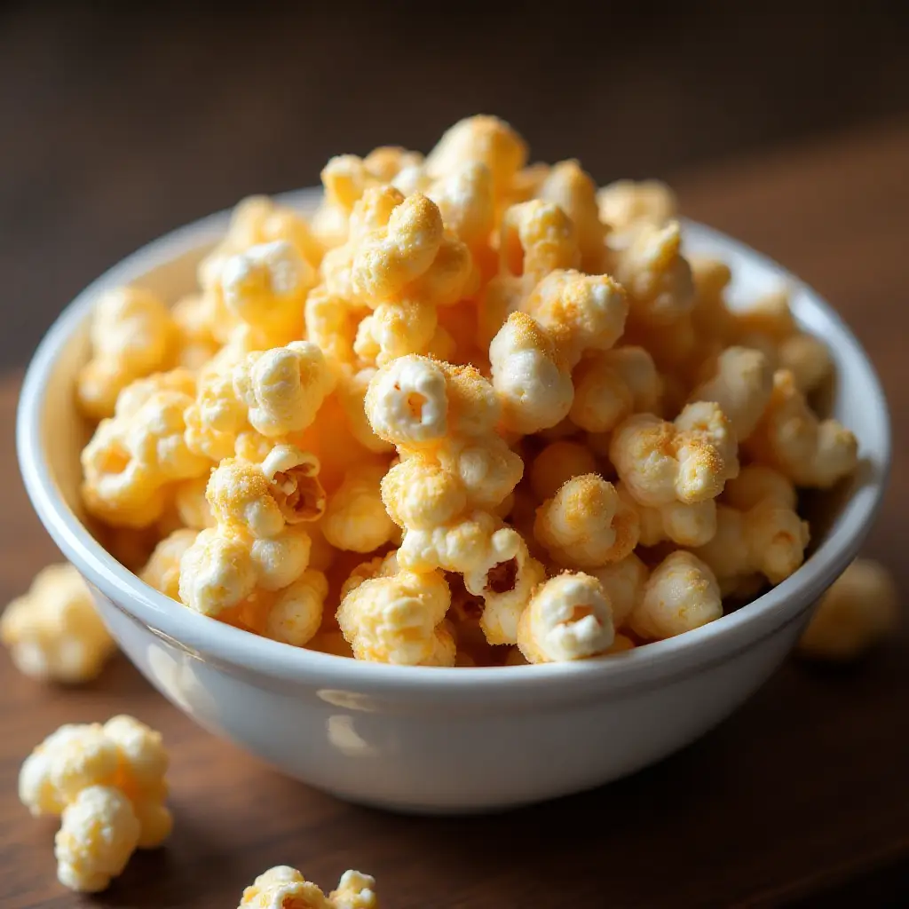 Caramel Popcorn with Marshmallow