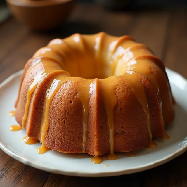 Golden Rum Cake