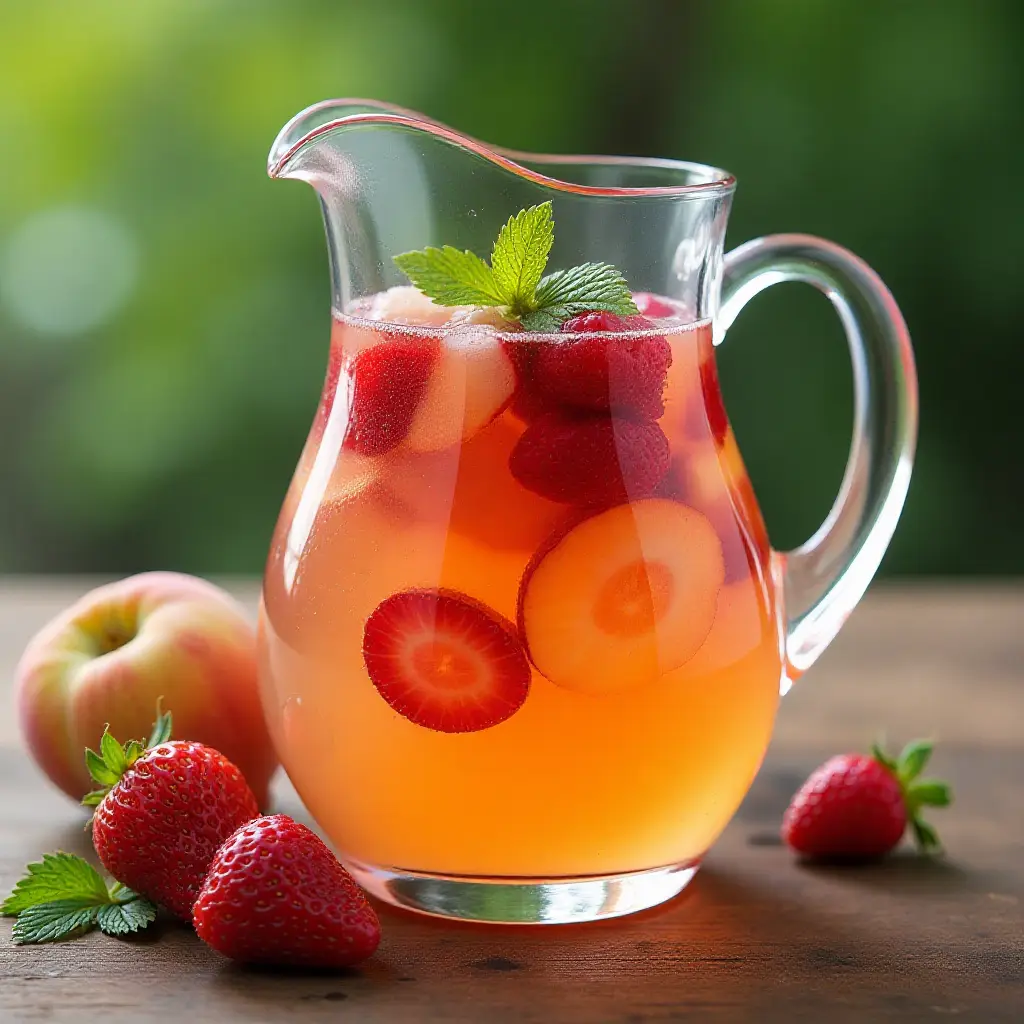 White Sangria with Berries