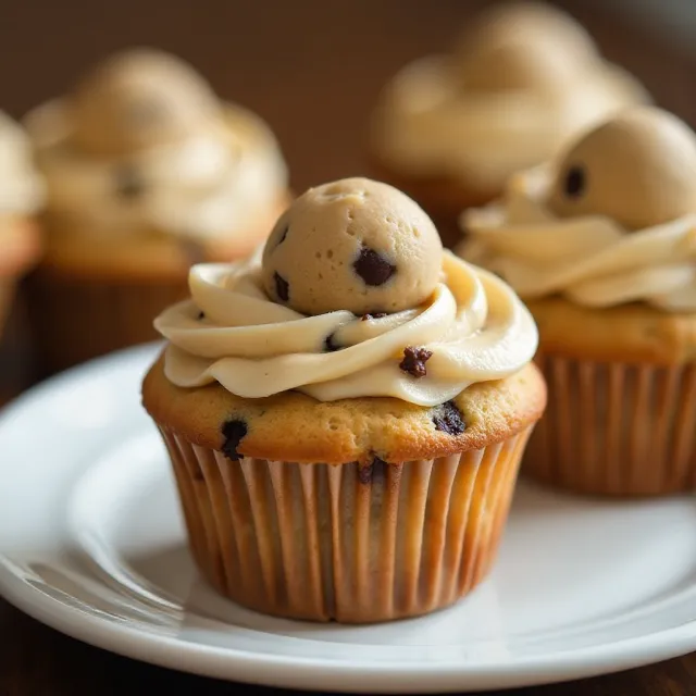 Cookie Dough Cupcakes