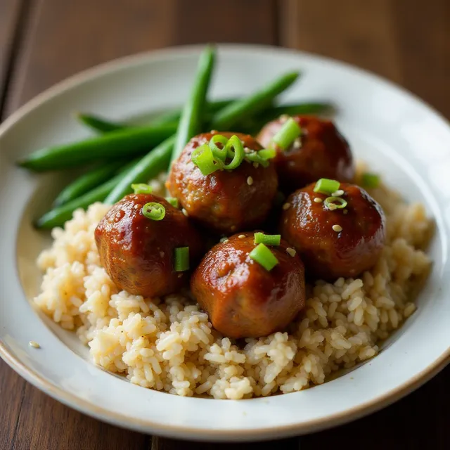 Hoisin-Glazed Meatballs