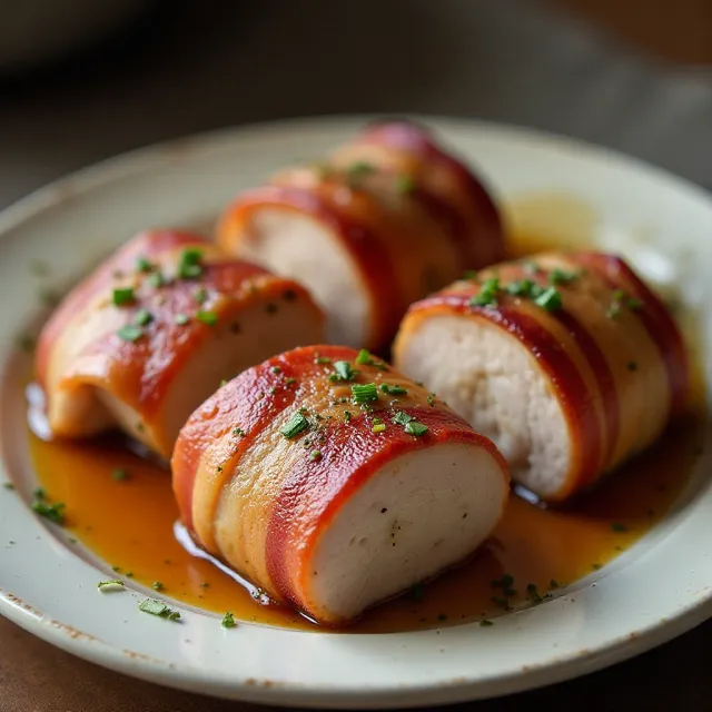 Bacon-Wrapped Pork Medallions