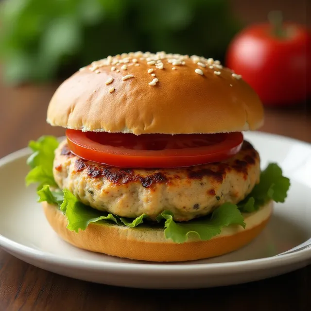 Grilled Chicken Burgers