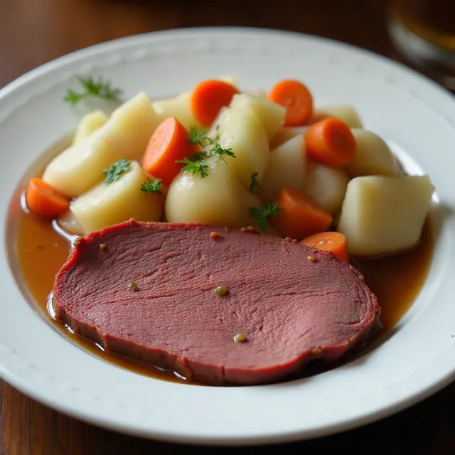 Sarah's Slow-Cooker Corned Beef and Cabbage