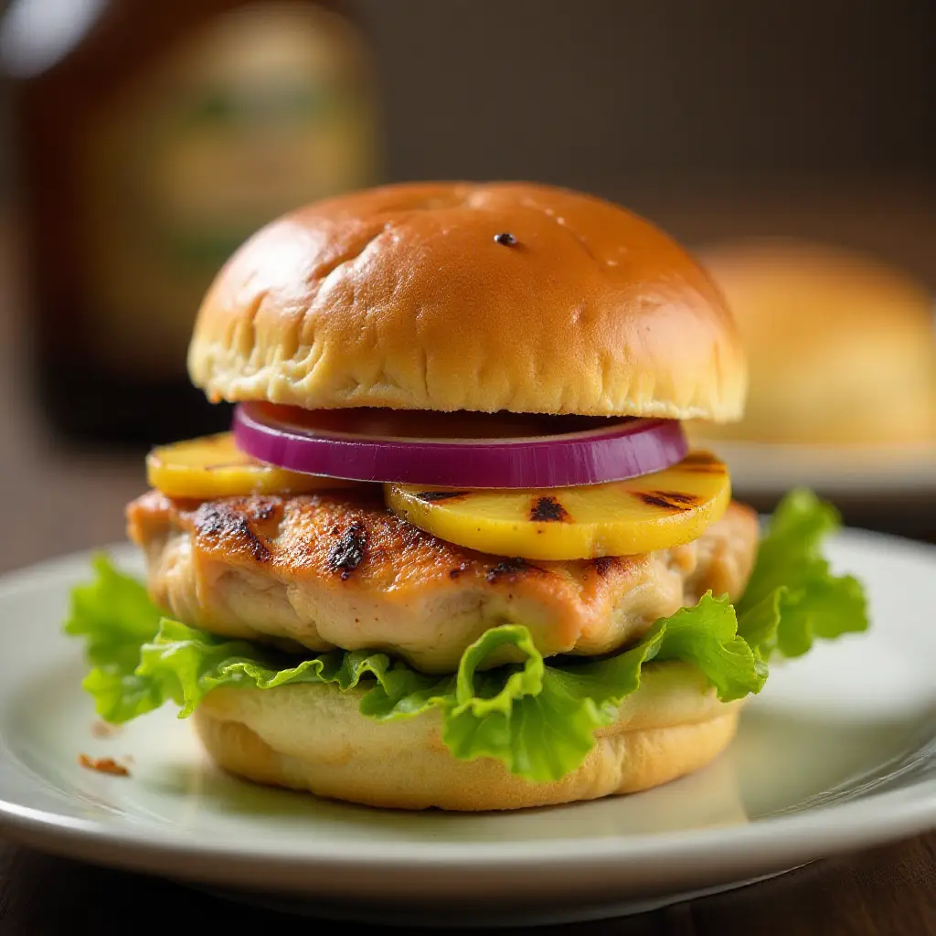 Grilled Chicken Pineapple Sliders