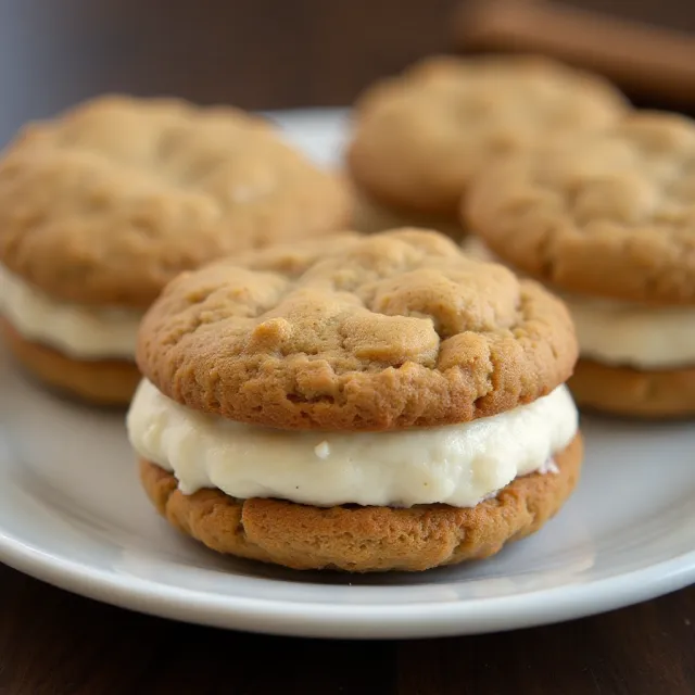 Oatmeal Cinnamon Cream Pies