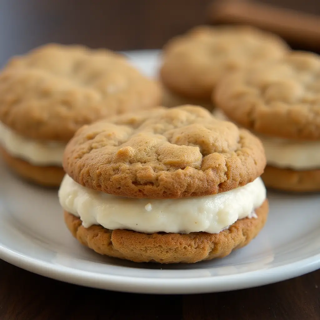 Oatmeal Cinnamon Cream Pies