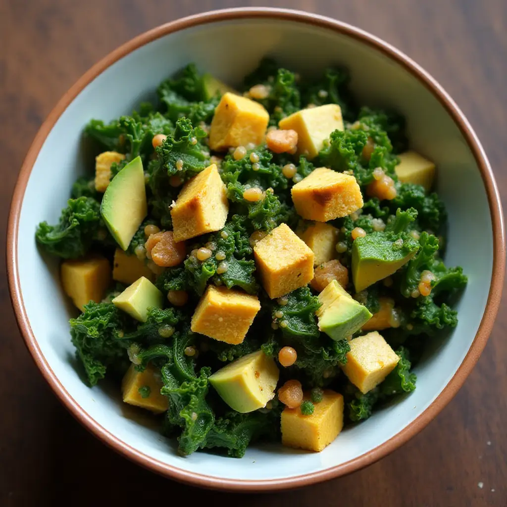 Crunchy Curried Kale