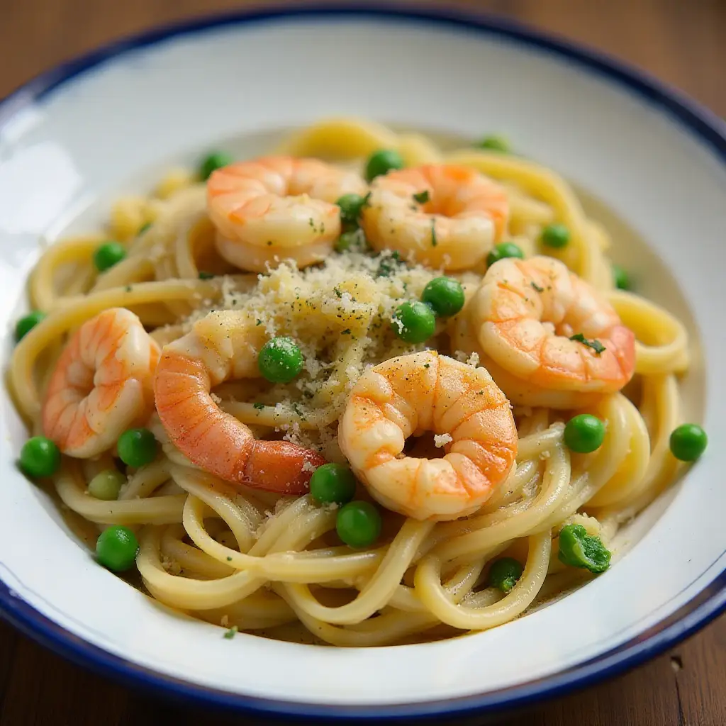 Amazing Shrimp and Langostino Lobster Linguine