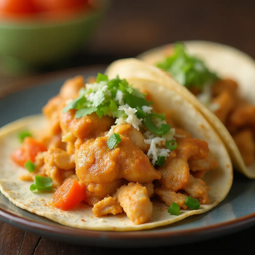 Slow Cooker Chicken Tacos