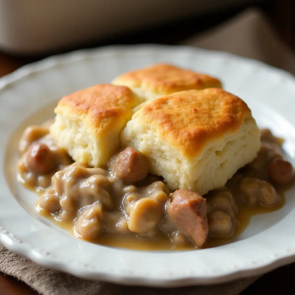 Sausage Gravy Casserole