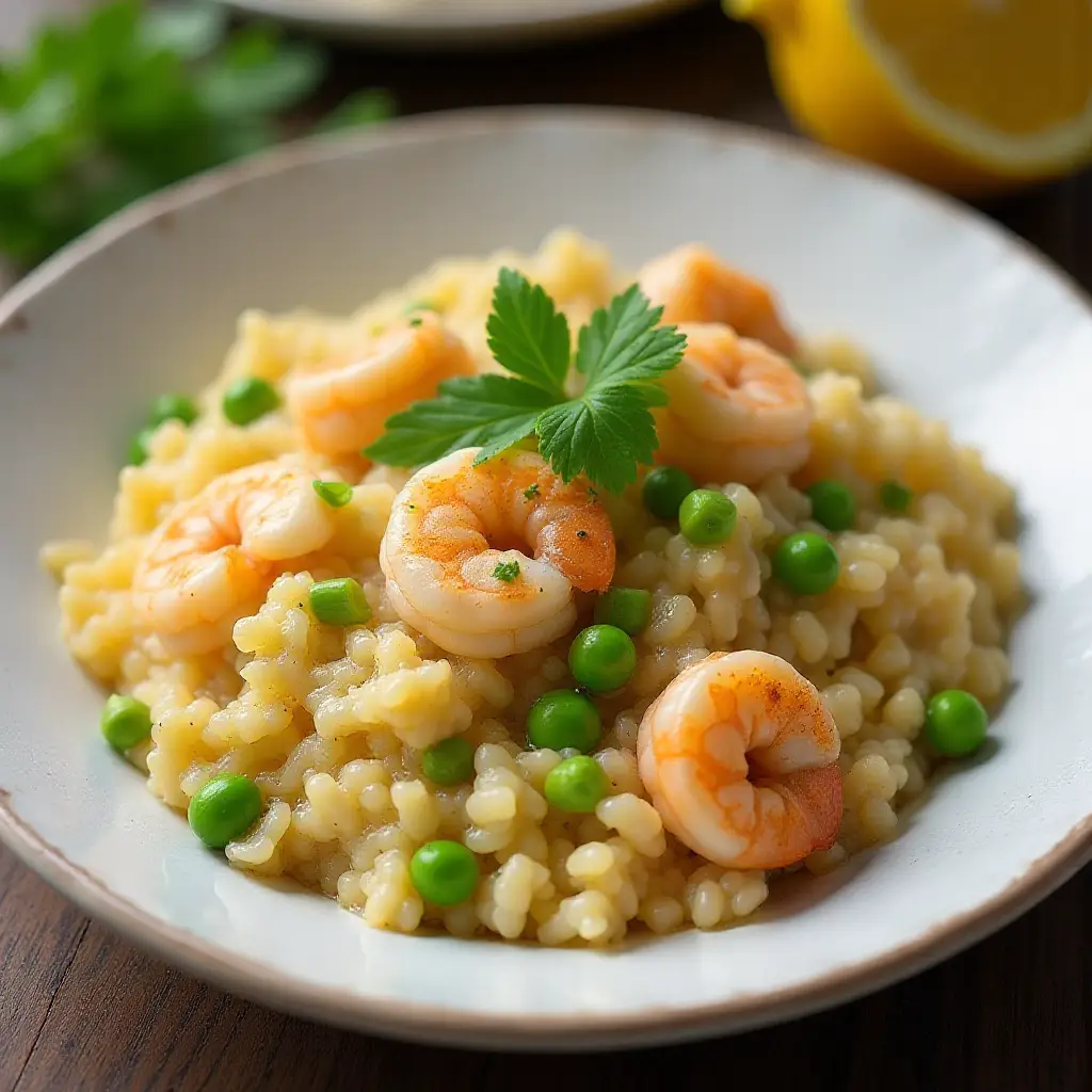 Instant Pot Shrimp Risotto