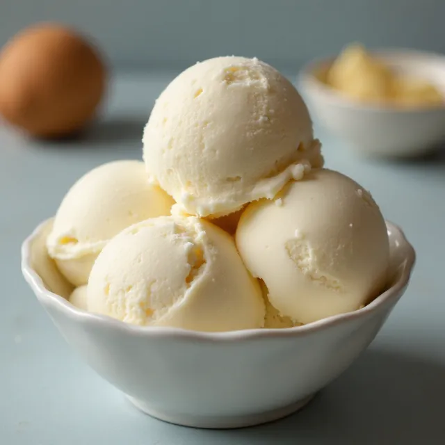 簡単な自家製バニラアイスクリーム