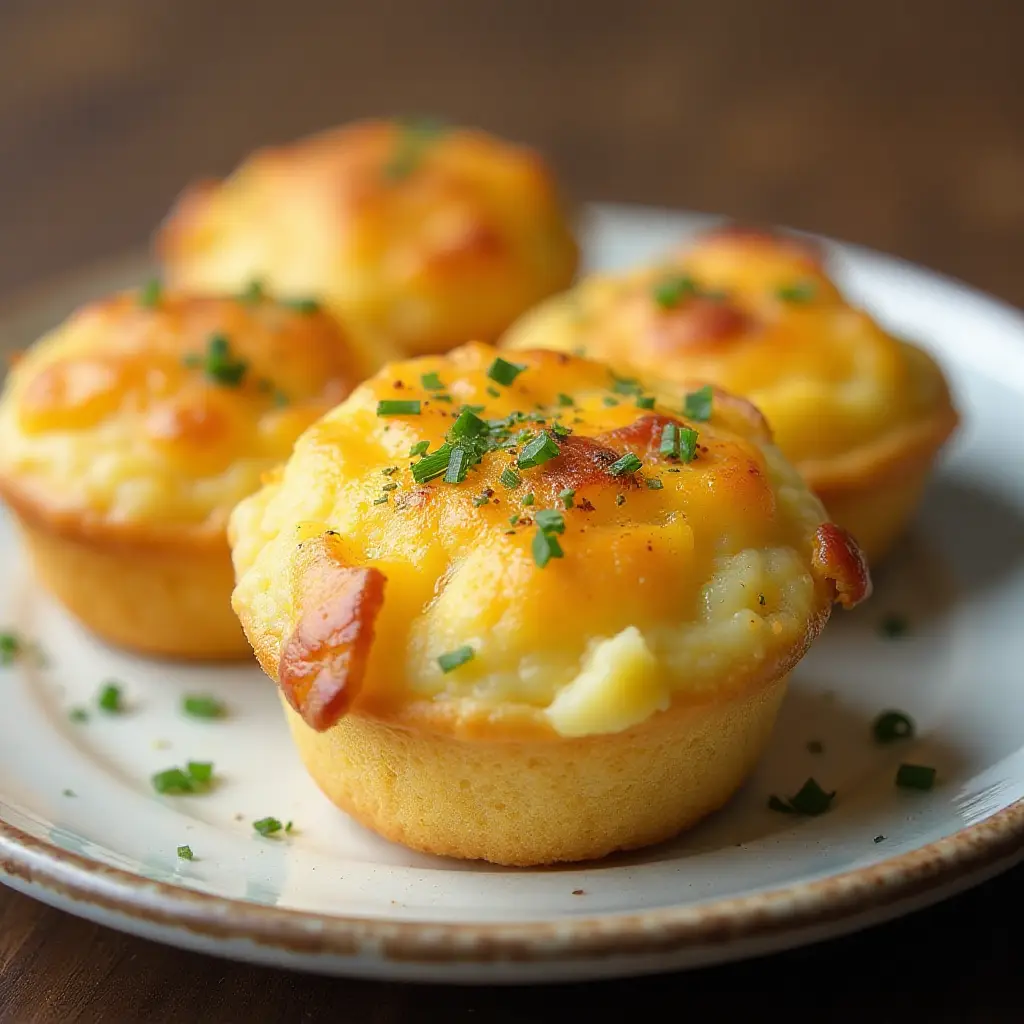 Cheesy Mashed Potato Puffs