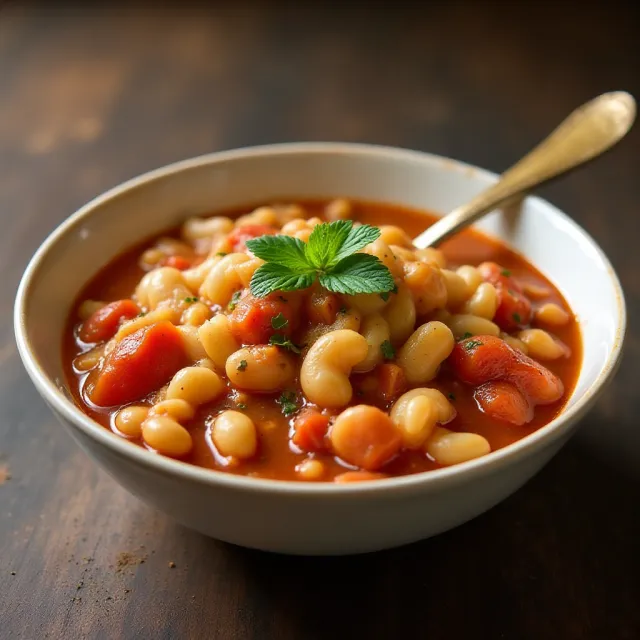 Pasta e Fagioli (Pasta and Beans)