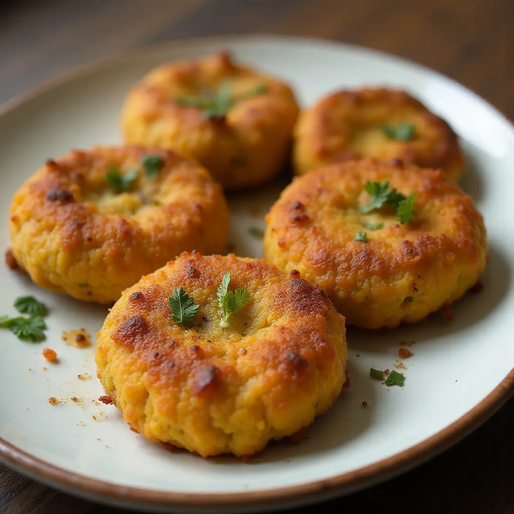 Baked Onion Bhajis
