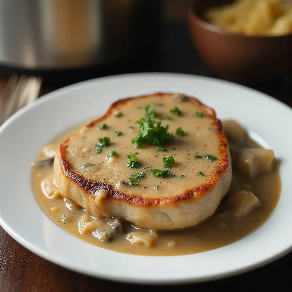 Instant Pot Creamy Pork Chops