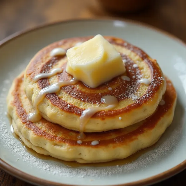Cinnamon Roll Pancakes